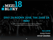 Tablet Screenshot of mezibloky.cz